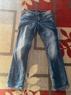 Aeropostale Dark Blue Denim Straight Jeans